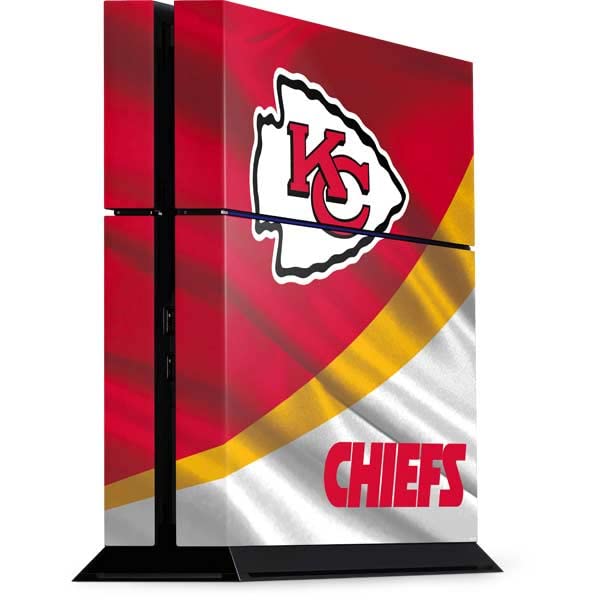 Skinit Decal Gaming Skin Compatible with PS4 Console - Officially Licensed NFL Kansas City Chiefs Design