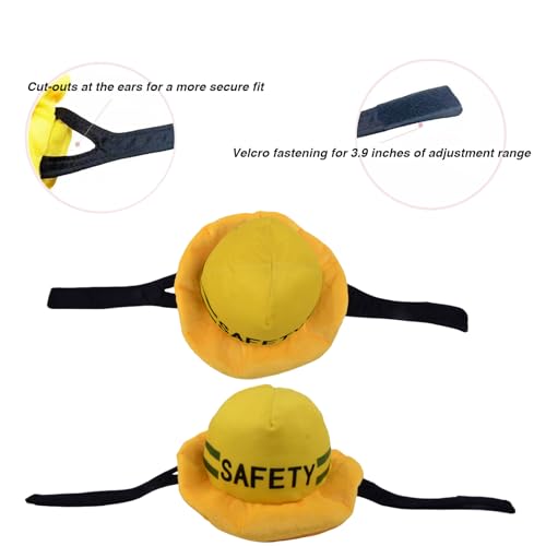 Disfraz para perro mediano casco y chaleco de seguridad miniatura 4