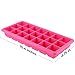 Ice Cube Trays With Lids Silicone Bpa Free Ice Molds Containers Set Of 3 A Easy Release Rubber Ice Molding Trays In Blue, Green&Rose Red-Make 63 Ice Cubes For Cold Drinks, Cocktails&Juices:By Clasier