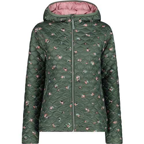 CMP Damen Hybrid Hoodie Jacke - Trek Green In Größe L