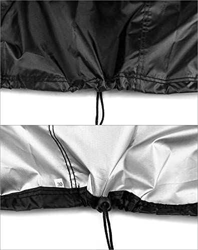 QWORK 55 Gallon Drum Cover, 4 Pack Durable Drum Cap Cover, Black by QWORK - Image 6
