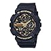 Produktbild Casio Unisex Quartz Armbanduhr, 49.00mm GehäusegröÃe mit schwarz analog/digital Zifferblatt und schwarz Plastic/Resin Strap Armband GMA-S140M-1AER
