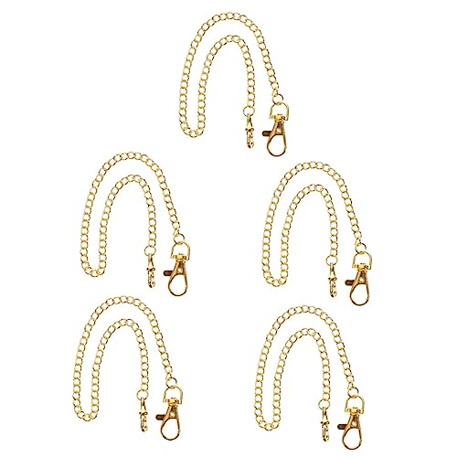 OATIPHO 5pcs Pocket Watch Chain Lobster Clasp Metal Decorative Jeans Wallet Chain Antique Design for Clothing Accessory for and Everyday Use