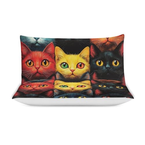 Parure de lit chat premium en microfibre douce et finitions zippées - 4