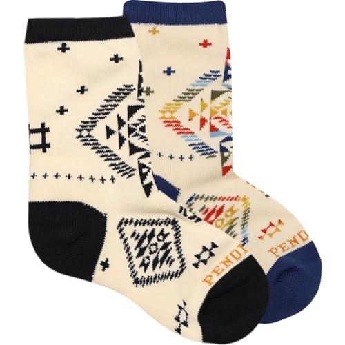 PENDLETON Kids Wild Blooms 2-Pack Socks | Gift Box | Youth Cotton Crew Socks