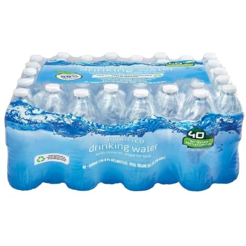Image of 40 bottles of Purified Drinking Water 16.8 oz