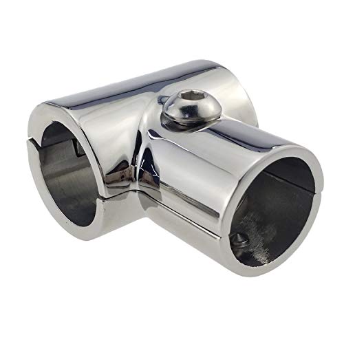 Pasamanos de seguridad para barcos con conector en T de 90 grados y acero 316SS 6