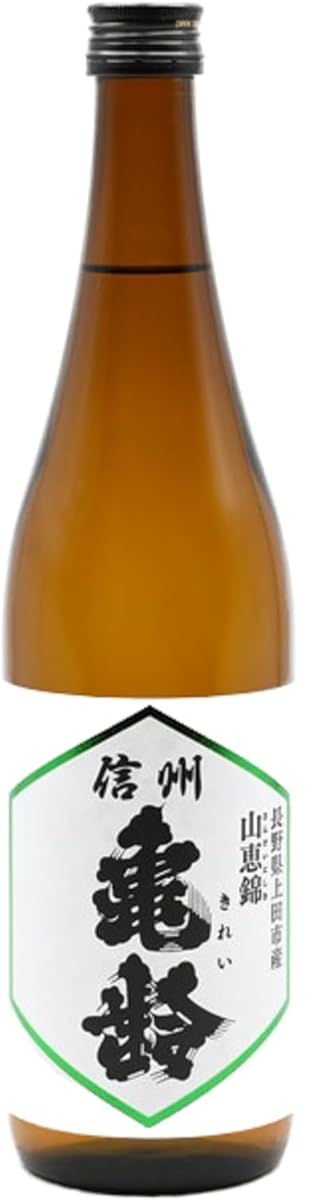 Amazon.co.jp: 信州亀齢 純米吟醸 山恵錦 720ml 亀齢 きれい 岡崎酒造