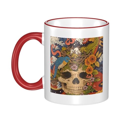 �����G ���{���� �ۉ� �ۗ� �d�q�����W�Ή� ��e�� 330ml �R�[�q�[�J�b�v ���� �d�q�����W�Ή� ������� �傫�� Red