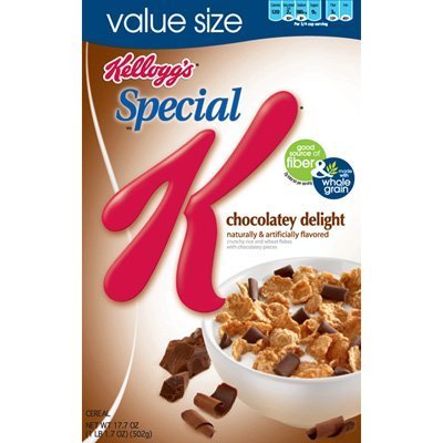 Kellogg's, Special K, Chocolatey Delight Cereal, 16.5oz Box (Pack of 4)