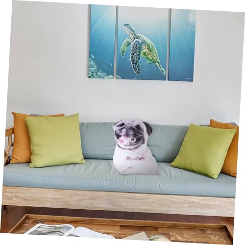 Zerodeko Hundeform Kuschelkissen Für Zuhause Für Sofa Wohnzimmer Schlafzimmer Hübsches Kissen in Hundekonfiguration Gefülltes Dekokissen Für Gemütliche Stunden