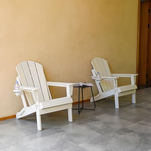 Chaise pliante Adirondack résistante aux intempéries texture bois - 7