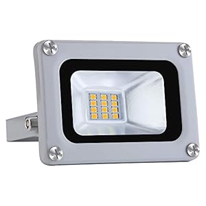 LED Flood Light 10W, Outdoor Waterproof IP65 800lm Koud Wit 6000k Beveiliging Wandlamp 50.000 Hrs voor Garage, Tuin, Auto Park, Landschap, Weg, Buitenmuur, Billboard etc.