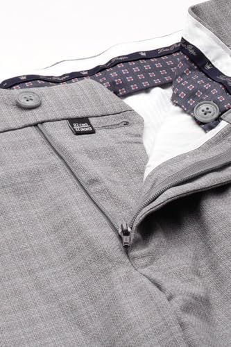 Image of Louis Philippe Men's Slim Fit Everyday Smart Wear Comfort Stretch Work Ready Checks Formal Trouser