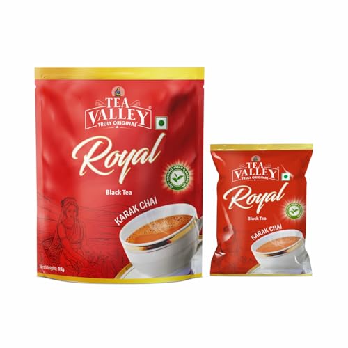 Image of Tea Valley Royal 1.25kg CTC Tea | Premium Blend of Assam and Dooars tea | Unique Blend Crafted for Chai Lovers| Strong, Malty, Aromatic and Rich Taste