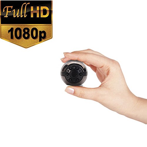Mini Spy Hidden Camera, SQ9 1080P/720P Full HD 6 LED Infrared Night Vision Motion Detection Portable Spy Camera Home Surveillance Camera Nanny Cam secret camera security cameras home security cameras
