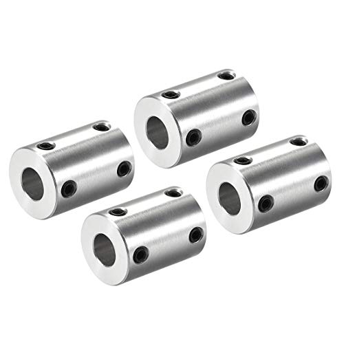Accouplement d'arbre en alliage d'aluminium de précision uxcell L25xD18