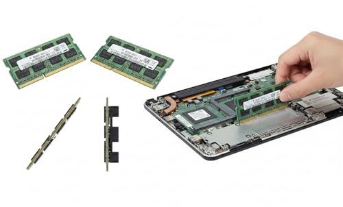 Image of 4GB DDR3 1333MHz Laptop RAM - PC3-10600S 204-Pin SODIMM 1.5V CL9 Laptop Memory Upgrade Replacement for Samsung Part M471B5273DH0-CH9