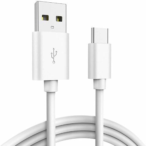 TUFF LUV USB-A to USB-C Cable, 1 Meter Length, White