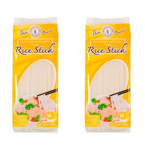 Tallarines de arroz medianos 400 g - pack de 2 unidades