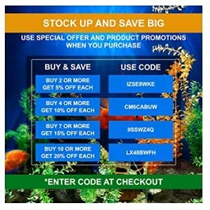 Aquarium Filter Pad - FilterFirst Premium True Dual Density 12" by 72" by 3/4 to 1" Aquarium Filter Media Roll for Crystal Clear Water