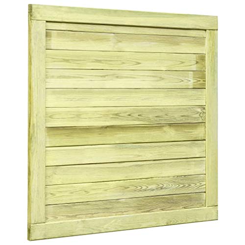 Portillon de Jardin, Portail de Jardin Porte de Clôture Bois de pin imprégné 100x100 cm