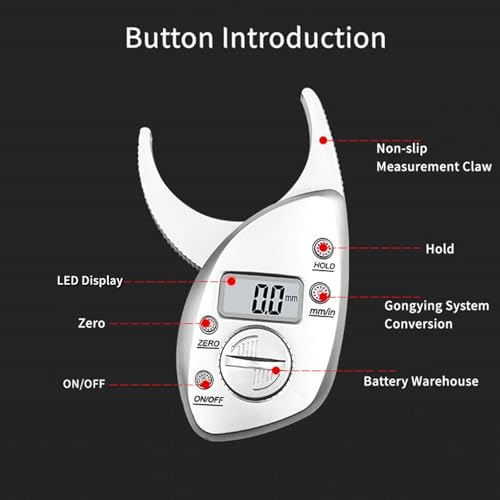Body Fat Caliper with LCD Screen