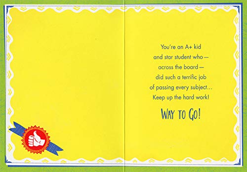 congratulations card for good grades Congratulations Moving Up To 1st Grade Graduation Card