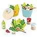 Janod - My Mixed Salad - 33 Piece Pretend Play Kitchen Set - 3 Years + J06595
