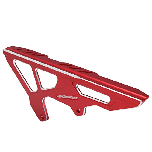 JFG RACING Kettenschutz Motorrad,Kettenschutzabdeckung,Dirt Bike Ritzel Schutzhülle Kettenschutz Abdeckung CNC für Sur Ron Light Bee S/X Segway X260/X160-Rot
