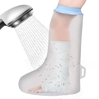 Cast Covers for Shower Leg Adult Cast Protector Keep Wounds Bandages Dry Leg Cover for Showering After Surgery Cast Bag for Shower Foot Ankle