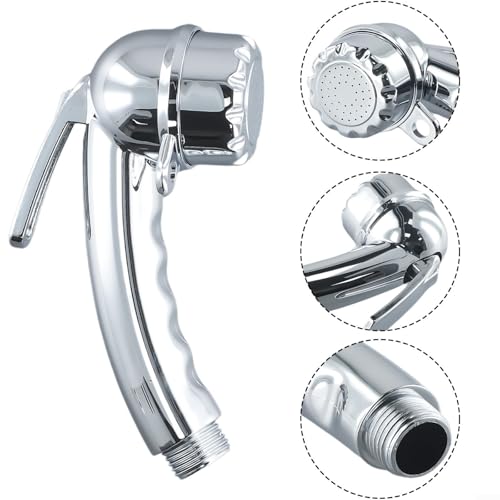 Douchette à main 1/2 pouce avec contrôle de débit chromé pour bateau et RV - 8