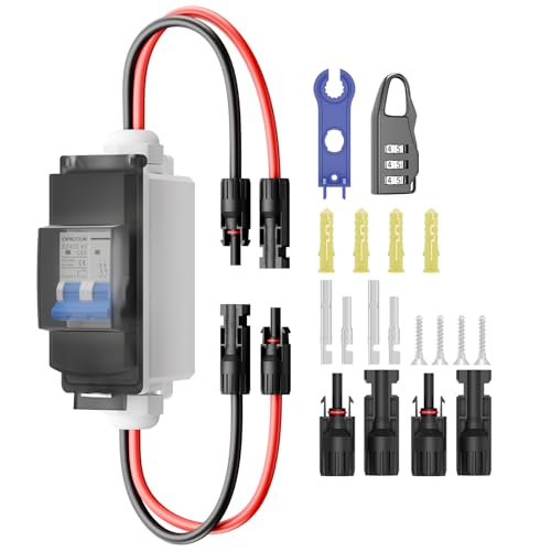 Disjoncteur miniature CC 1000V cnaodun 63A pour protéger votre panneau solaire avec boîtier IP65