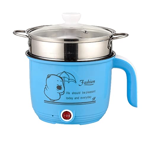 Pentola Elettrica Mini 1,8 Litri, Antiaderente, Con Vaporiera, 2 Livelli Di Potenza (225W/450W)