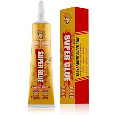 60g Aquarium Super Glue,Coralline Glue,Flourish Glue,Safe and Non-Toxic Aquascape Water Plant Glue for Corals Aquascaping Resin Glue for Plants,Moss,Coral,Stone,Plastic,Fresh and Salt Water Cover