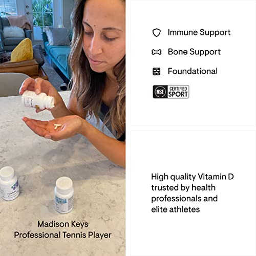 Thorne D138-R Vitamin D-5000 - Vitamin D3 Supplement - Support Healthy Bones, Teeth, Muscles, Cardiovascular, And Immune Function - Nsf Certified For Sport - Dairy-Free, Soy-Free thumb #3