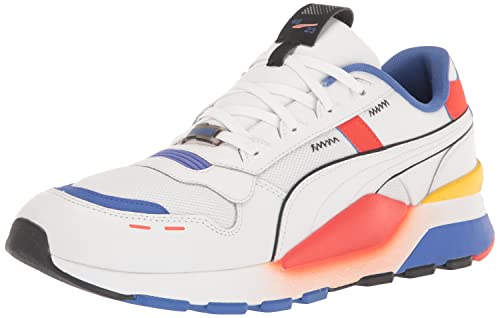 Image of PUMA Men's RS 2.0 GEN. Sneaker, PUMA White-Royal Sapphire-Warm Earth, 12