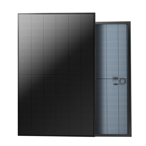 JJN UL61730 425W N-Type Bifacial Solar Panel 16BB Monocrystalline Up to 25% Efficiency for 12V/24V/48V On-Grid & Off-Grid Systems Rooftop Home Farm Energy Storage Charging Station