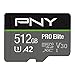 Price comparison product image PNY U3 Pro Elite MicroSD Card - 512GB - (P-SDUX512U3100PRO-GE)