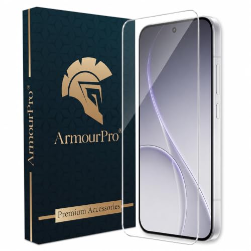 Image of ArmourPro 3D Borderless Tempered Glass for Oppo Reno 15 Pro Mini, HD Clear Curved Edge to Edge Screen Protector, 9H Hardness, Oleophobic Coating, Case Friendly | Pack of 1