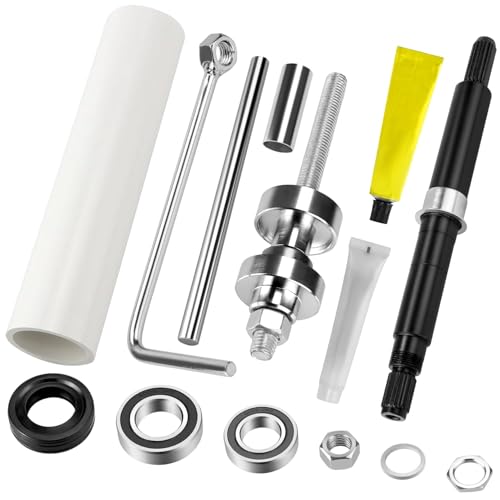 W10435302 & W10447783 Washer Bearing Tool Kit with Tub Seal - Compatible with Maytag Bravos XL Whirlpool Cabrio Kenmore - Solves Noisy Shaking Leaking UL/OL Error
