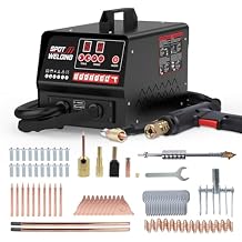 Spot Welder Dent Puller Kit,4200A Auto Body Spot Welding Machine with Manual/Automatic & 7 Welding Modes,Stud Welder for Car, Truck Dent Repair 110V 3500W