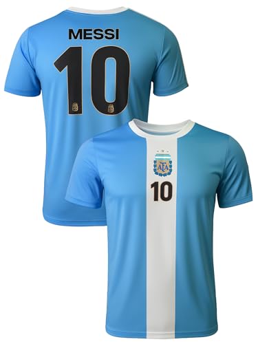 Kids Lionel Messi #10 Argentina Soccer Shirt – Youth Sizes,
