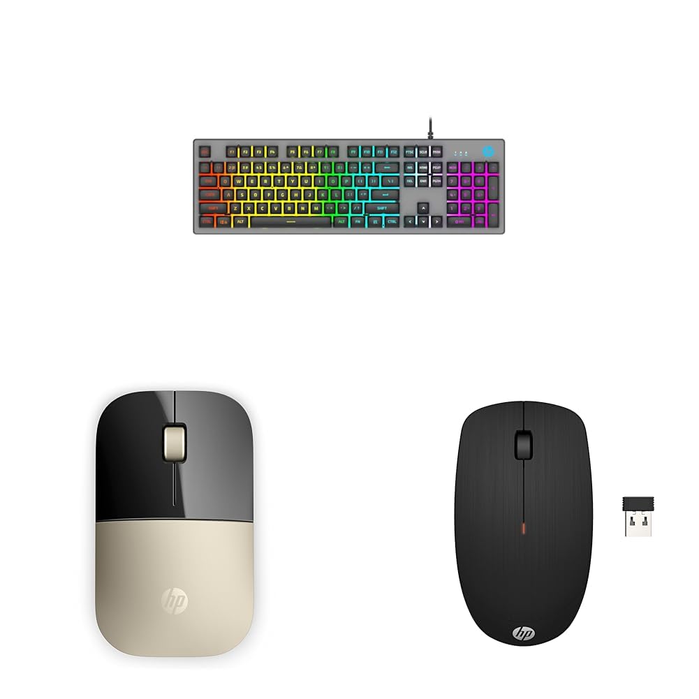HP K500F Backlit Membrane Wired Gaming Keyboard with Mixed Color Lighting, Metal Panel with Logo Lig (B0BBM1WVR4) Amazon Price History, Amazon Price Tracker