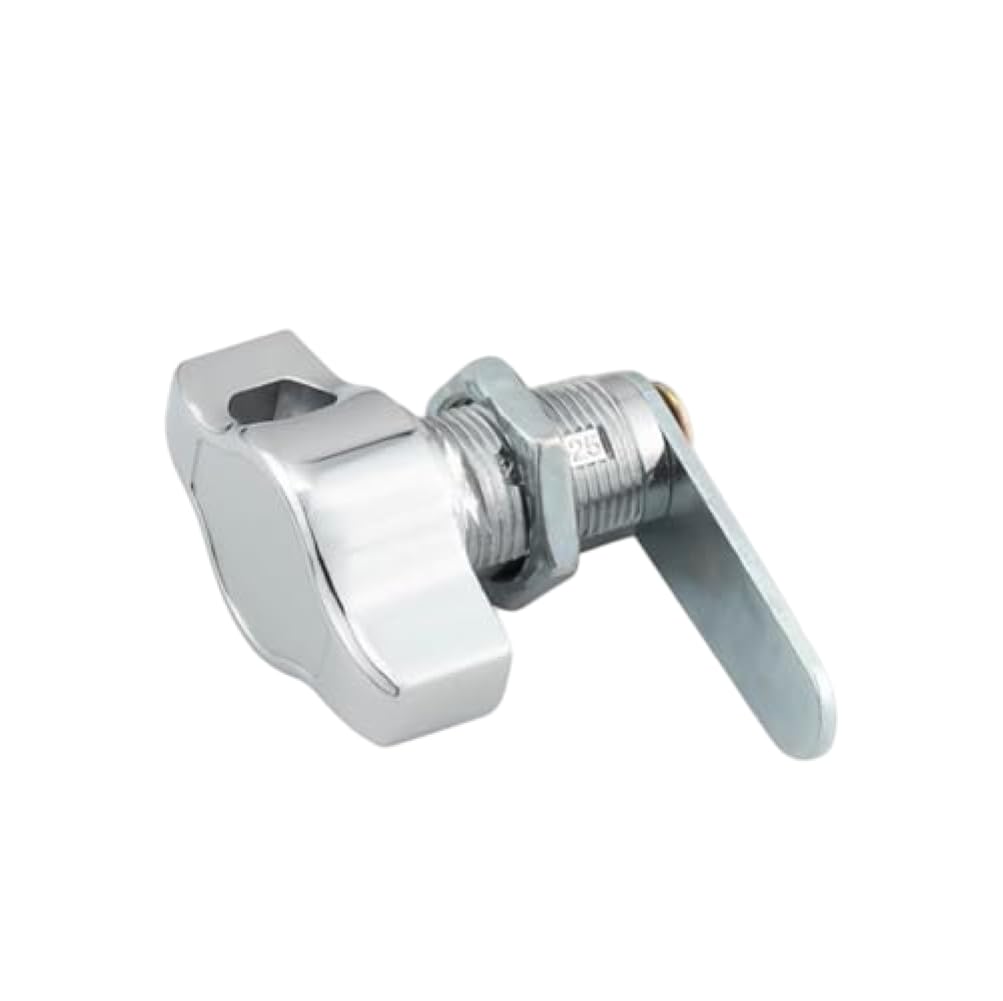 Keyless Cabinet Lock - 20mm Zinc Alloy Thumb Turn Lock, for Cabinet Drawer Mailbox Cupboard, Easy Install Rust-Resistant