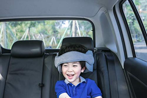 Stohua Child Car Seat Head Support - Baby Safety Car Seat Neck Relief Holder, Adjustable Head Band Strap Headrest, Baby & Kids Travel Accessories (Grey) #TOP2