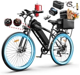 TigerWalk Electric Bike for Adults, 26