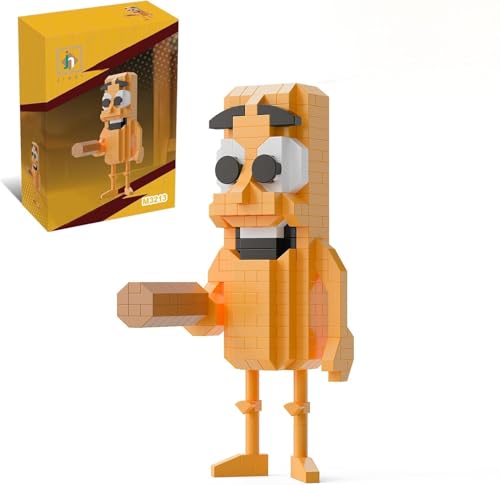 Italian Brainrot Action Figures Building Kit - 9 Anime-Style Models for Kids 6+, Teens & Adults | Creative Construction & STEM Toy | Collectible Buildable Figures & Desk Decor (Stick Figure)