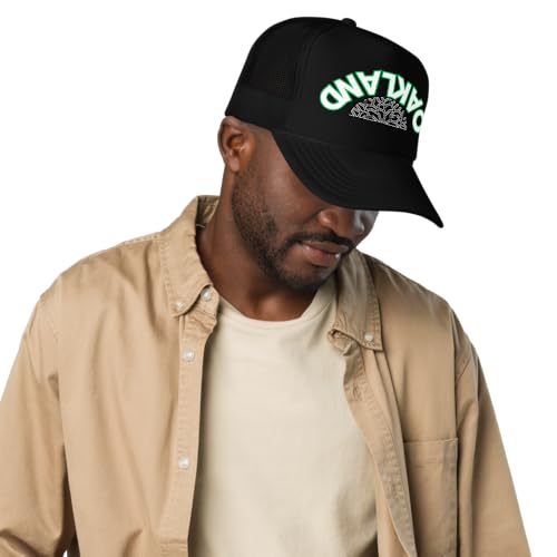 Oakland Upside Down Trucker Hat Verde miniatura 3
