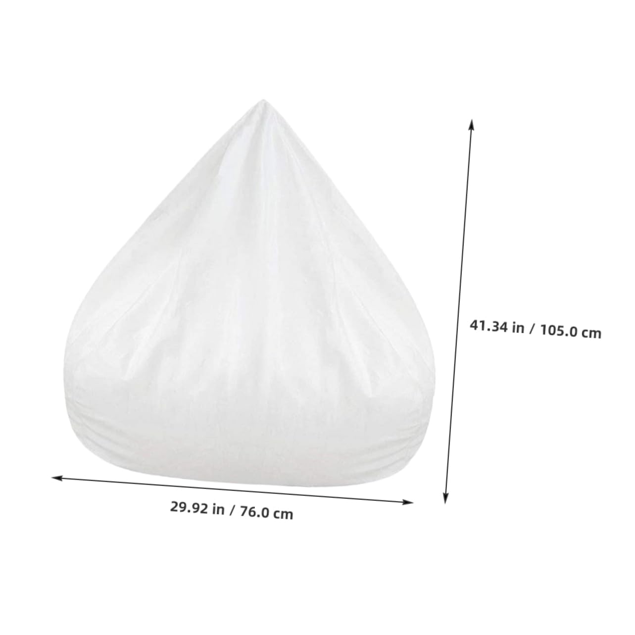 Veemoon Lazy Sofa Inner Liner Replacement Minimalist Bean Bag Liner Sleeve Cover for Easy Cleaning No Filler Stylish Design for Decor